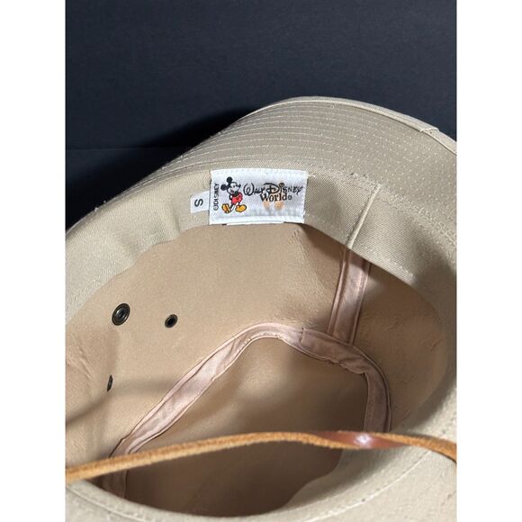 Walt Disney World Safari Adventure Hat Size Small Tan Wide Brim Explorer Cap - Picture 7 of 7